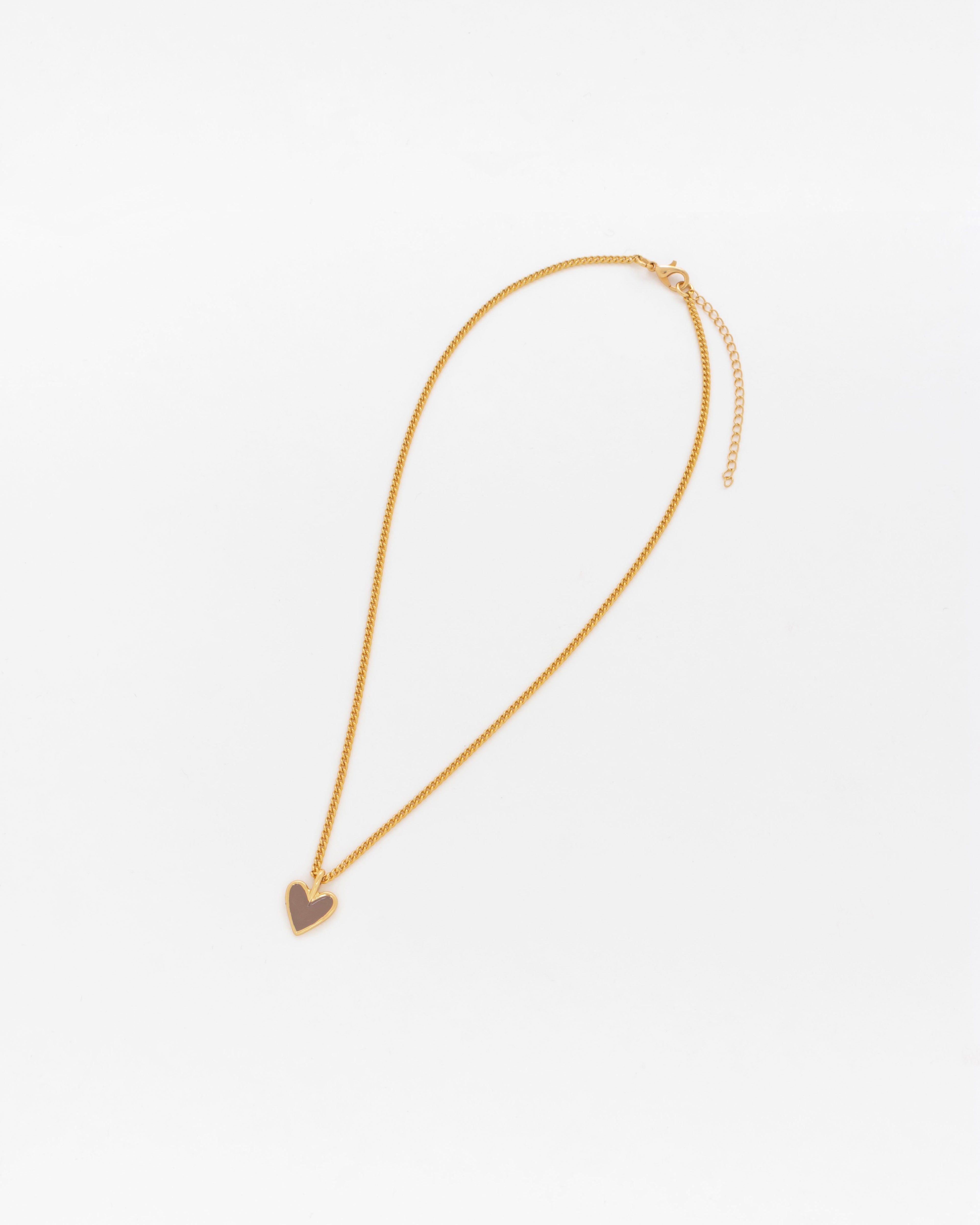 Set Cadena + Aretes Corazón