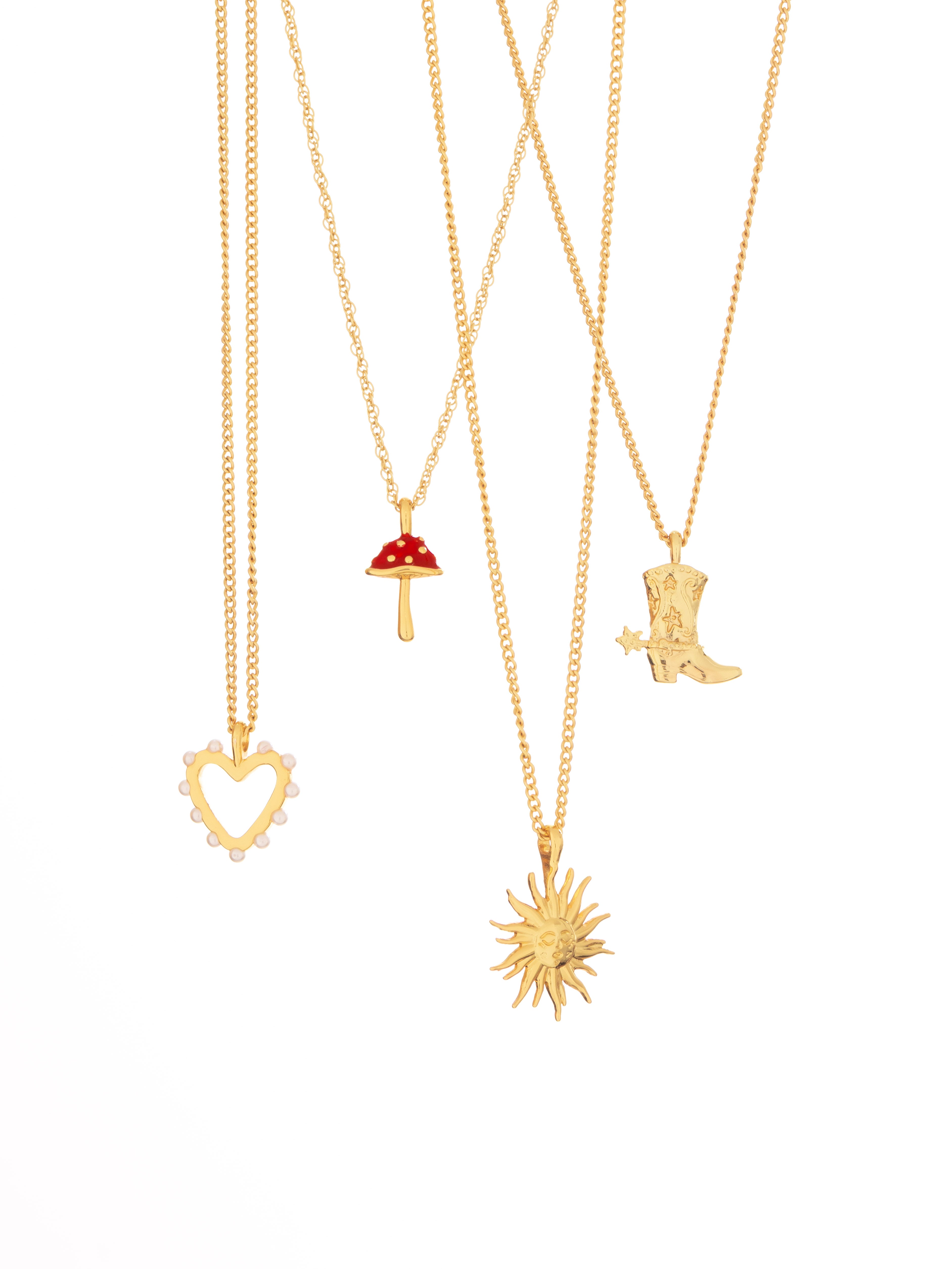Set Collar + Aretes Sol