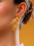 Aretes Maxi Sol Destello