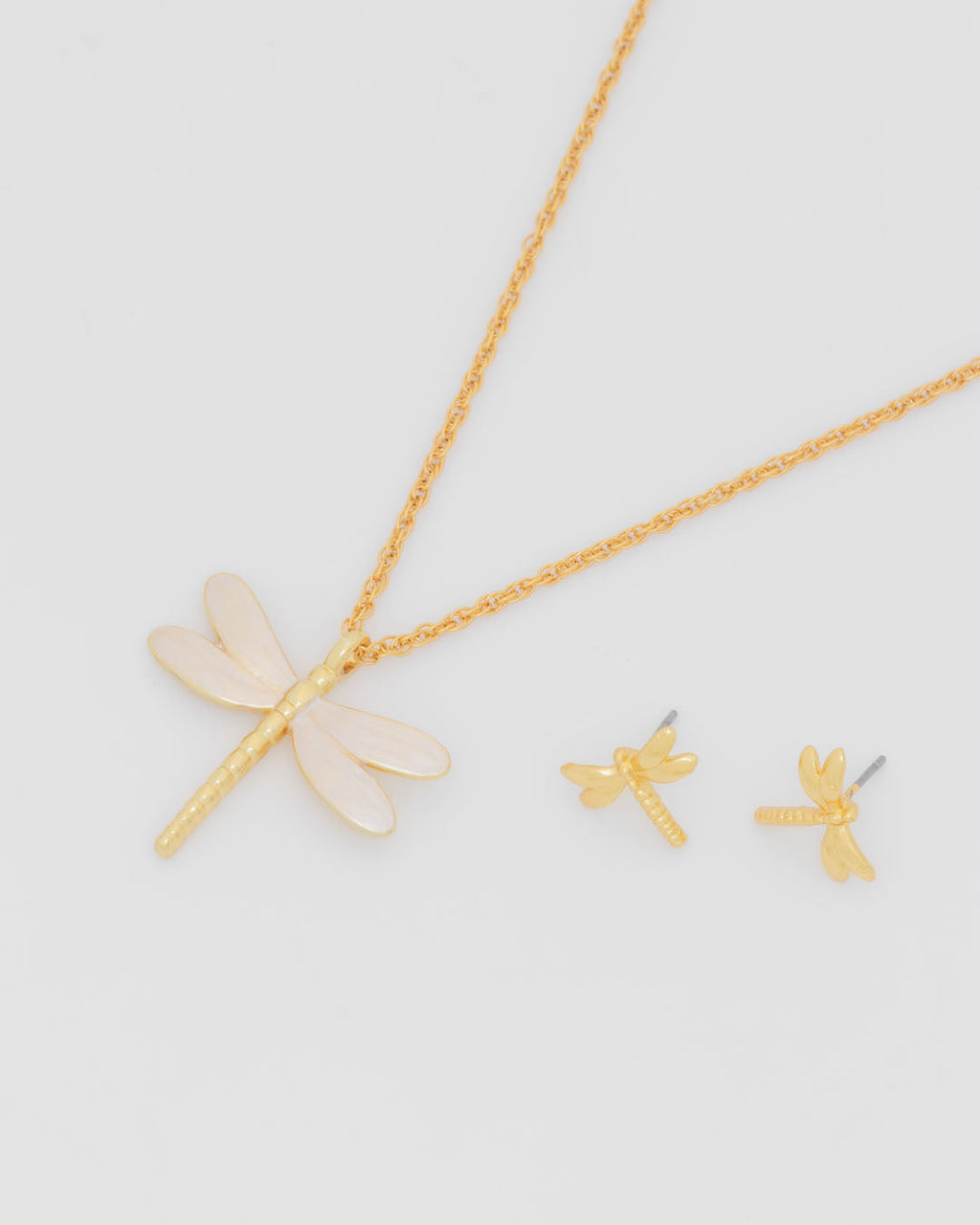 Set Collar + Aretes Libélula