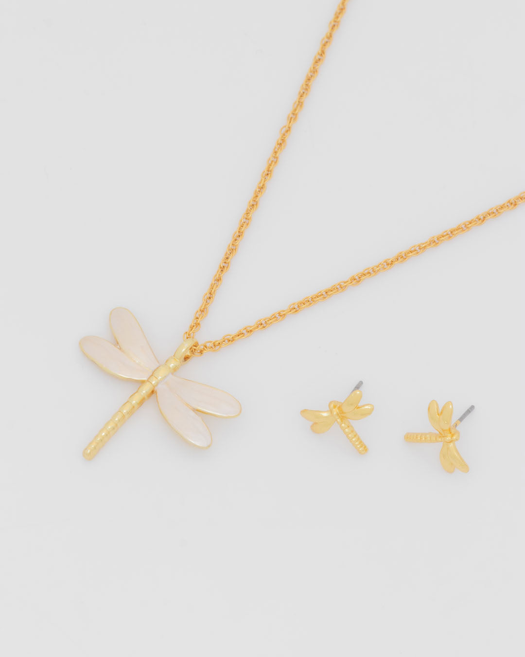 Set Collar + Aretes Libélula