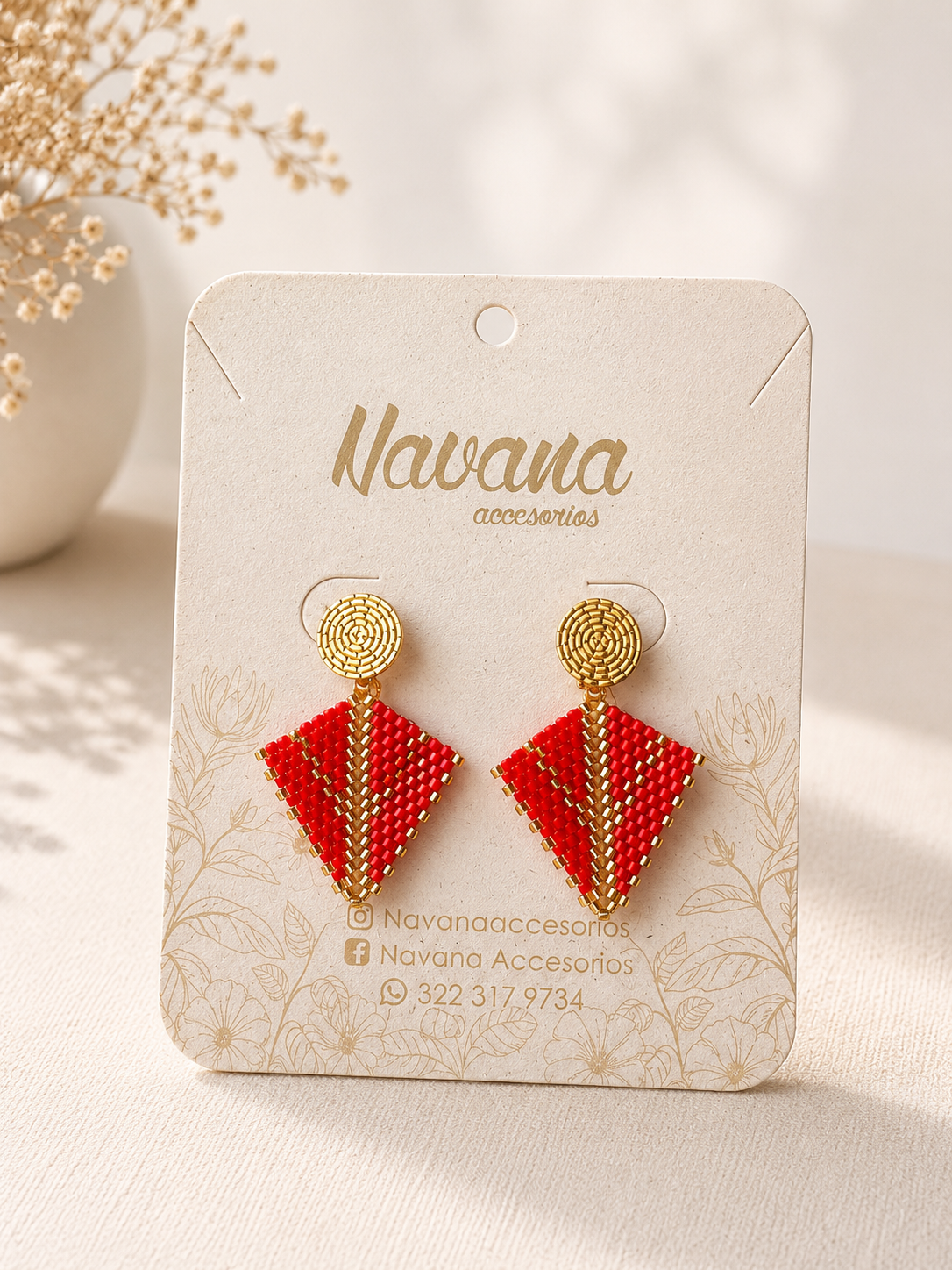 Aretes Triángulo Miyuki
