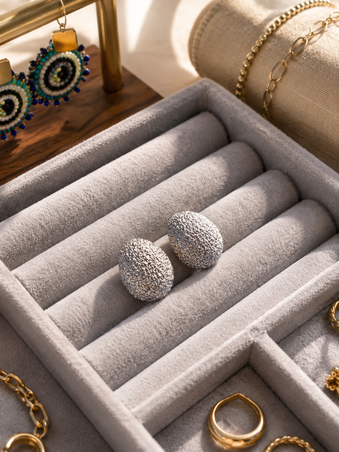 Aretes Ovalo Plata