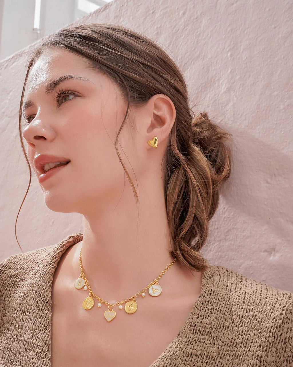 Aretes corazón
