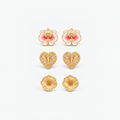 Set X3 Aretes Flores