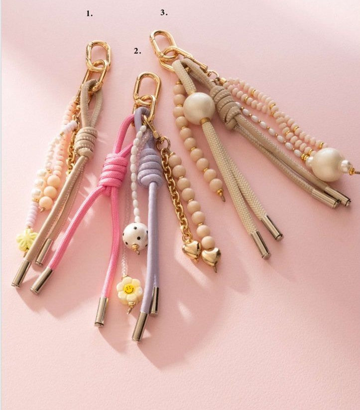 Bag Charm Flores